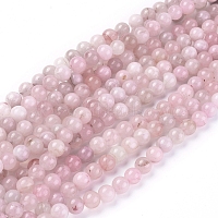 Natural Rose Quartz Beads Strands, Round, 8mm, Hole: 0.8~1mm, about 46pcs/Strand, 14.96 inch(38cm)