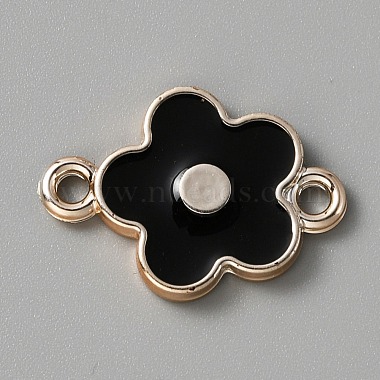 Black Flower Plastic Links