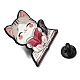 本を読んでいる猫のエナメルピン(JEWB-I055-05EB-03)-3