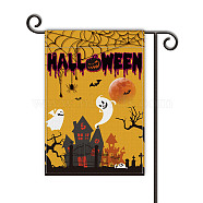 Garden Flag, Double Sided Linen House Flags, for Home Garden Yard Office Decorations, Halloween Themed Pattern, 45.7x30.5x0.2cm(AJEW-WH0116-002-15)