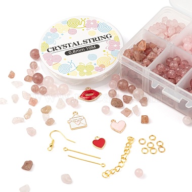 DIY Jewelry Set Making Kits for Valentine's Day(DIY-LS0001-84)-4