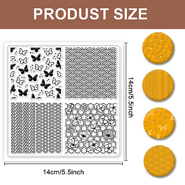 Silicone Clay Texture Mat(AJEW-WH0447-004)-2