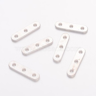 Silver Rectangle Alloy Spacer Bars