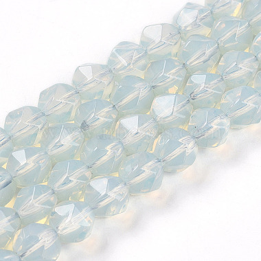 Opalite los granos hebras(G-T139-8mm-49)-4