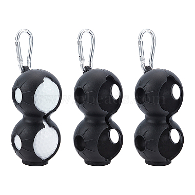 SUPERFINDINGS 3Pcs 8-shape Silicone Silicon Golf Ball Cover(AJEW-FH0002-06)-2