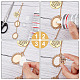 SUNNYCLUE DIY Zinc Alloy Graduation Season Hat Brims Photo Pendant Decorations(DIY-SC0020-66)-3