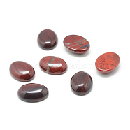 Natural Red Rainbow Jasper Cabochons, Oval, 18x13x6mm(G-T020-13x18mm-25)