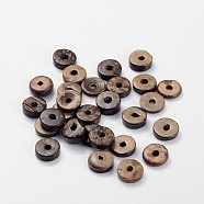 Coco Nut Beads, Donut, Brown, 12mm, about 1000pcs/500g(COS017-2)