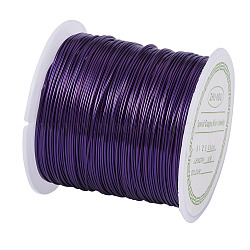 Round Copper Wire Copper Beading Wire for Jewelry Making, Long-Lasting Plated, Indigo, 0.3mm, about 236.22 Feet(72m)/roll(YS-TAC0004-0.3mm-08)