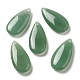 pendientes verdes naturales aventurina(G-D092-01A)-1