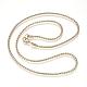 304 Stainless Steel Twisted Chain Necklaces(NJEW-D285-22G)-1