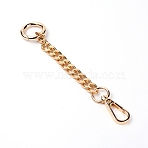 Iron Curb Chain Bag Extender Chain, with Alloy Swivel Clasps, Bag Replacement Accessories, Light Gold, 15.7cm(FIND-WH0071-28LG)