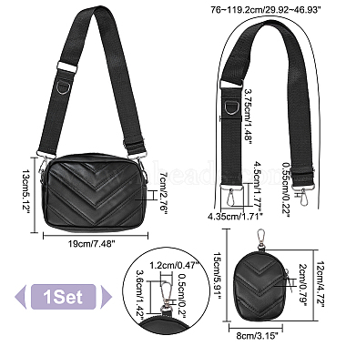 PU Leather Shoulder Bag for Women(DIY-WH0409-35B)-2