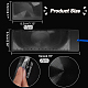AHADEMAKER 10Pcs PVC Plasic Portable Credit Card Size Magnifying Lenses(AJEW-GA0005-06)-2