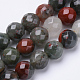 Natural African Bloodstone Beads Strands(G-S281-21-6mm)-1