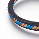 Braided Leather Cord Bracelets(BJEW-F349-02P-04)-2