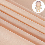 Polyester Doll Skin Fabric, Clothing Accessories, for DIY Pillow Cartoon Toy, PeachPuff, 1500x1500mm(DIY-WH0435-48A)