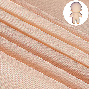 Polyester Doll Skin Fabric, Clothing Accessories, for DIY Pillow Cartoon Toy, PeachPuff, 1500x1500mm