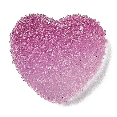 Orchid Heart Resin Cabochons