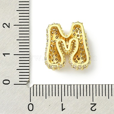 Rack Plating Brass Clear Cubic Zirconia Pendants(KK-S378-01G-M)-3