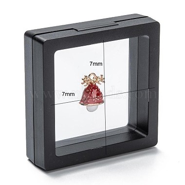 Quadratische transparente PE-Dünnfilm-Aufhängung Schmuck-Display-Box(CON-D009-01B-03)-4