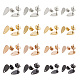 US 32Pcs 16 Style 304 Stainless Steel Stud Earring Findings(STAS-MA0001-08)-1