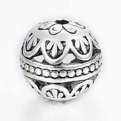 14mm Round Alloy Beads(PALLOY-YC45851-AS)