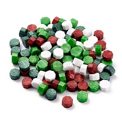 Sealing Wax Particles, for Retro Seal Stamp, Octagon, Mixed Color, 0.85x0.85x0.5cm about 1550pcs/500g(DIY-B003-36)