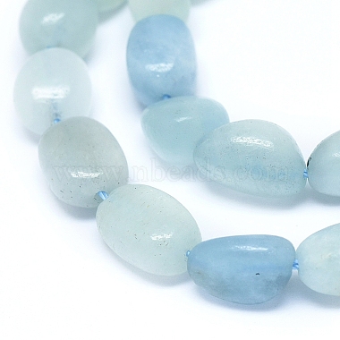 Natural Aquamarine Beads Strands(G-D0004-A02-04)-4