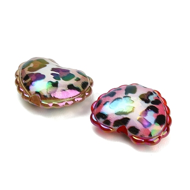 Plating Acrylic European Beads(AC-CBA49BC-01)-2