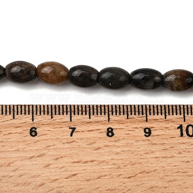 naturelles p&eacute;trifi&eacute;s perles de bois brins(G-K362-I11-02)-5