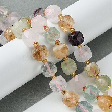 Natural Colorful Quartz Beads Strands(G-Q010-A26-01)-2