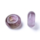 Natural Amethyst European Beads(G-G740-12x6mm-13)-2