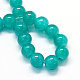Baking Painted Imitation Jade Glass Round Bead Strands(X-DGLA-Q021-10mm-07)-2