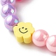 Opaque Acrylic Beads Stretch Bracelet Sets for Kids(BJEW-JB06403)-8