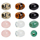 12Pcs 6 Styles Natural & Synthetic Mixed Gemstone European Beads Sets(G-AR0005-26)-1