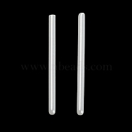 Hypoallergenic Bioceramics Zirconia Ceramic Straight Bar Stud Earrings, Piercing Post Earrings, No Fading and Nickel Free, WhiteSmoke, 12mm, Pin: 0.8mm(AJEW-Z014-05D)
