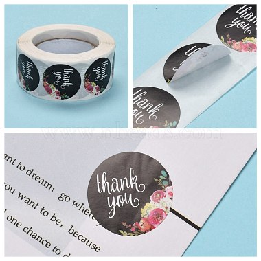 1 Inch Thank You Roll Stickers(X-DIY-E023-07M)-4