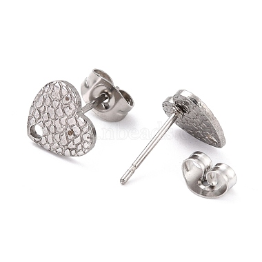 Accessoires de puces d'oreilles en 304 acier inoxydable(STAS-I183-08A-P)-3