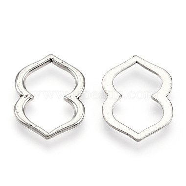 Antique Silver Mark Alloy Linking Rings