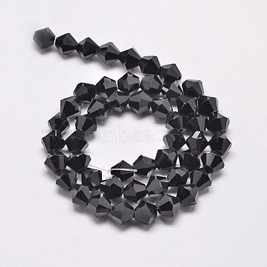 Imitate Austrian Crystal Bicone Glass Beads Strands(X-GLAA-F029-4x4mm-02)-2