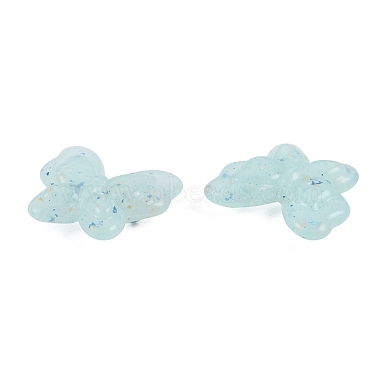 perles acryliques opaques style pierre marbr&eacute;e(OACR-G009-05A)-2