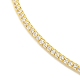 Rack Plating Brass Pave Clear Cubic Zirconia Round Ball Choker Necklaces(NJEW-A031-02-01G)-3