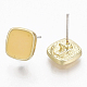 Accessoires de clous d'oreilles en alliage avec émail(PALLOY-N154-19E)-3