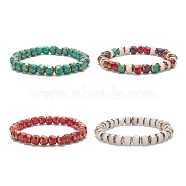 Glass Beaded Strech Bracelets for Women, Mixed Color, Inner Diameter: 2 inch(5cm)(BJEW-JB09350)