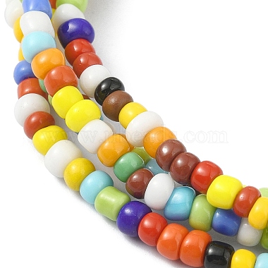 bracelets de chaîne multi-boucles en perles de rocaille de verre(BJEW-TA00339-03)-3