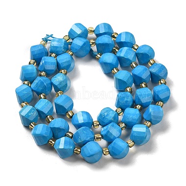 Dyed Natural Howlite Beads Strands(G-G023-B01-02A)-3