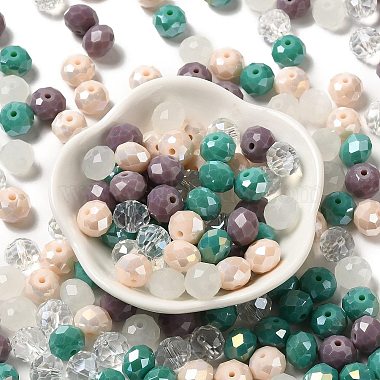 Thistle Rondelle Glass Beads