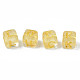 Transparent Golden Plating Acrylic Beads(PACR-S219-24)-5