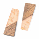 Colgantes de resina transparente y madera de nogal(RESI-S389-040A-B04)-2